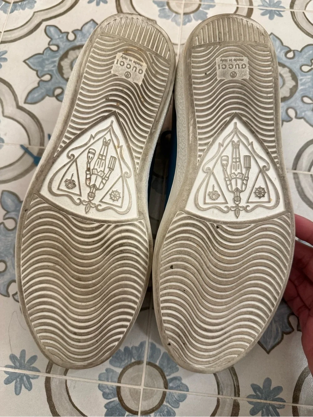 Gucci Sneakers Blue / Orange - men’s 6
